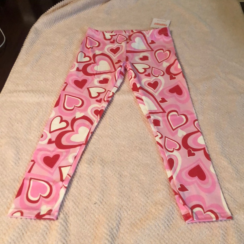 NWT FABKIDS GIRL leggings size 6/7